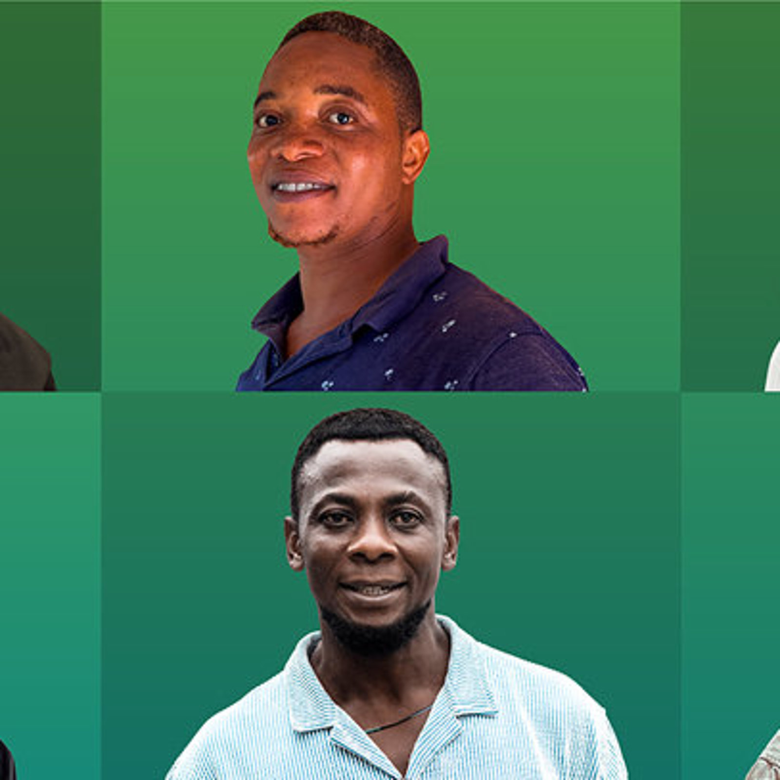 Portraits of participants of the ARRIVES programme